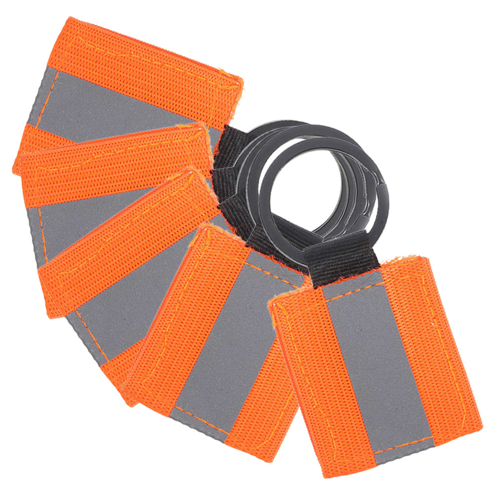 5개입 반사 키링 태그, 양면 고시인성 나일론 반사판, - Running Visibility Gear 리뷰 및 가격