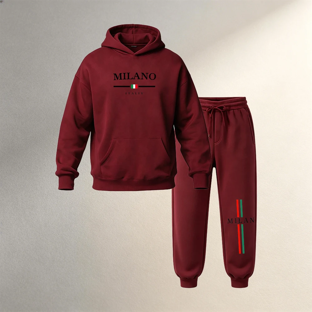 남성용 후드티 세트 2종, 가을/겨울 남성용 스포츠 캐 - Joggers Pants 리뷰 및 가격